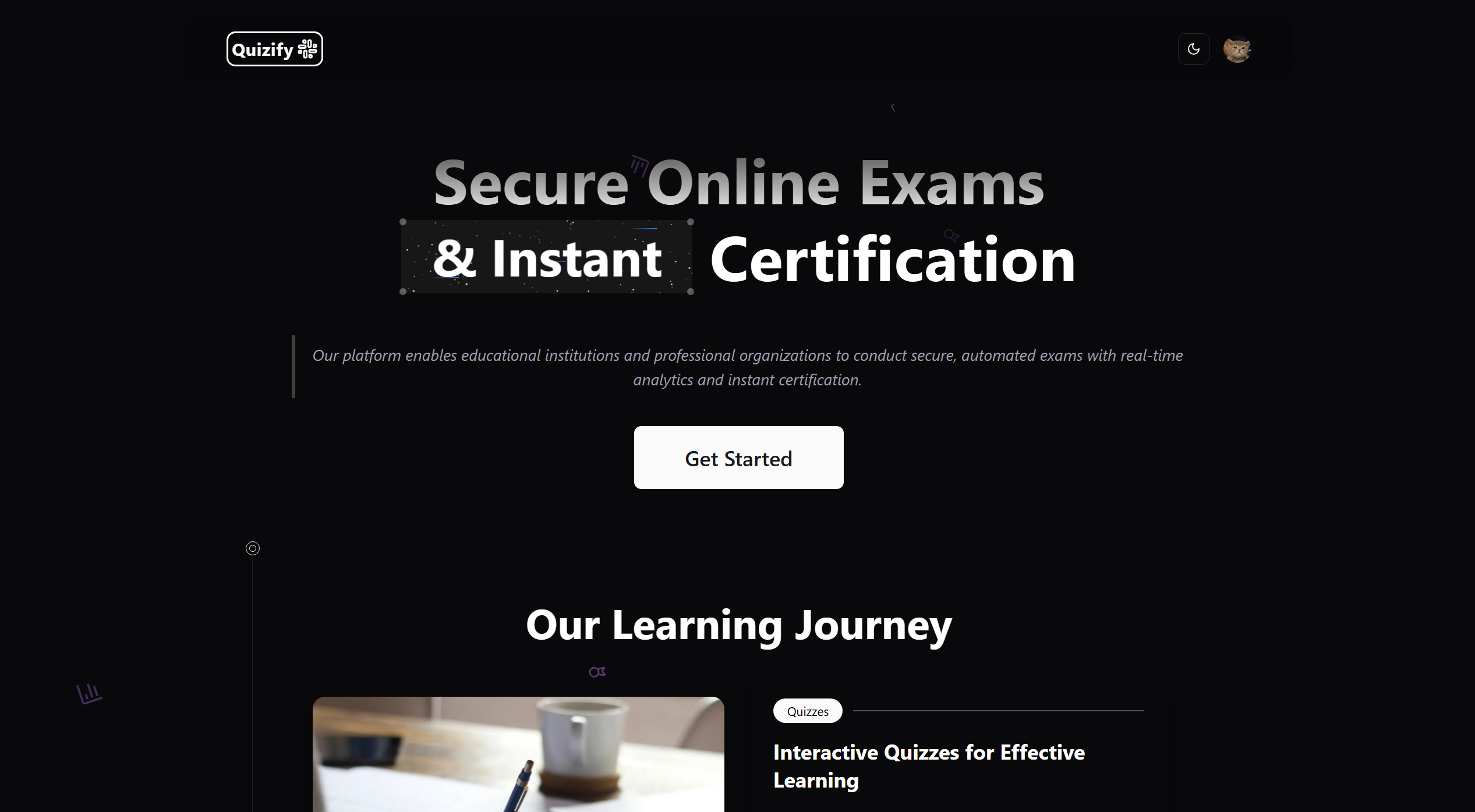 Quizify – Online Exam Platform